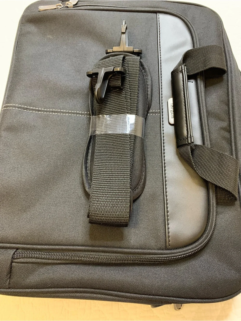 Targus Classic Slim Laptop Bag Padded Handles and Adjustable Shoulder Strap